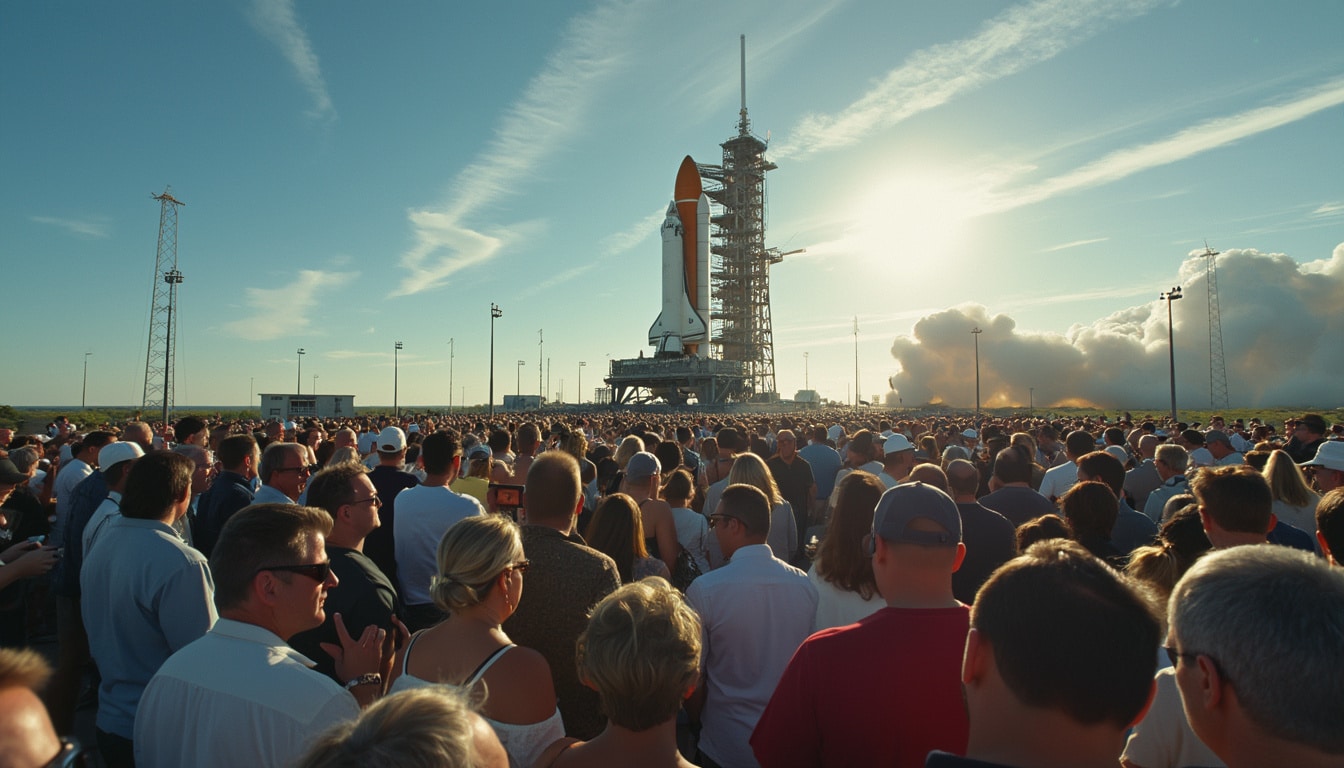 experience the thrilling moment as spacex makes history with a successful rocket launch from cape canaveral on saturday, breaking records amidst a stunning cloak of clouds. join us in exploring this groundbreaking achievement in space exploration!