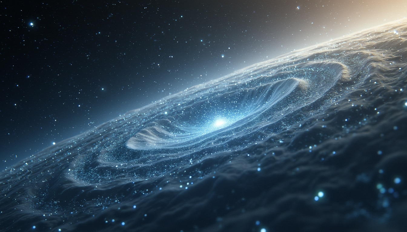 discover how nasa's supercomputer has revealed a mysterious spiral formation at the solar system's frontier, offering new insights into the secrets of our cosmic neighborhood and advancing our understanding of celestial phenomena.