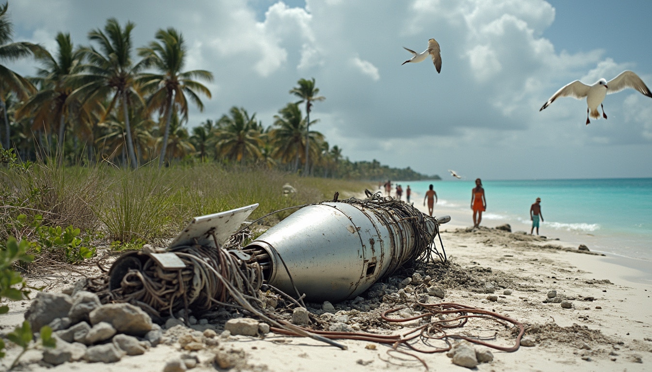 explore the exciting discovery of rocket remnants from blue origin and spacex found in the bahamas and europe. uncover the implications of these finds for space exploration and the future of aerospace technology.