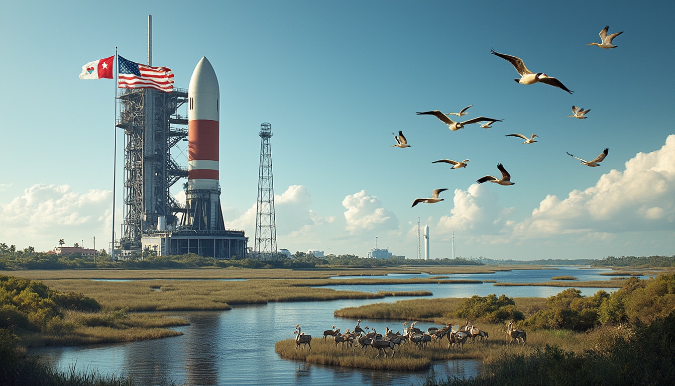 discover how spacex's launch pad serves as a unique sanctuary for threatened and endangered wildlife, showcasing innovative conservation efforts amid cutting-edge space technology.