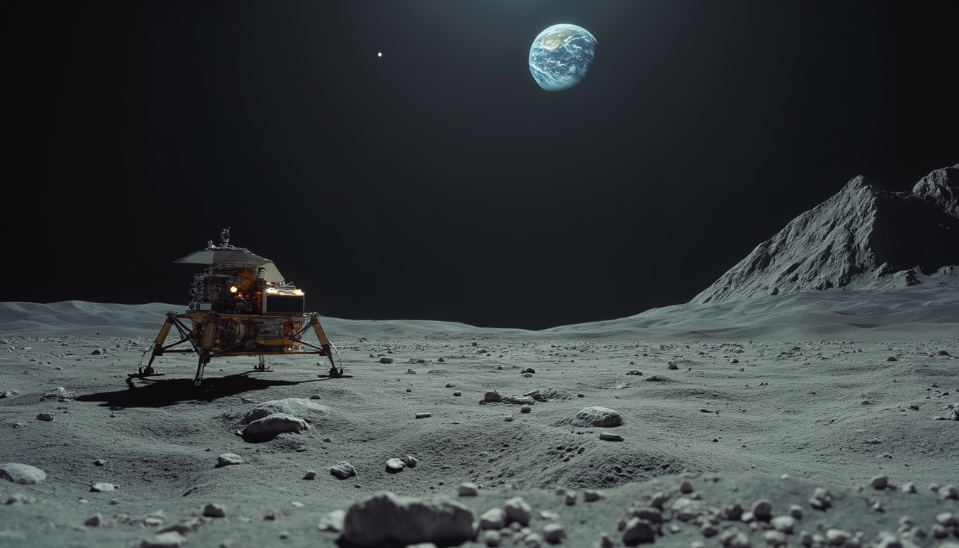 nasa has unveiled breathtaking high-definition images that beautifully capture the mesmerizing hues of a lunar sunset, showcasing the enchanting landscapes of the moon like never before. discover the celestial beauty through these stunning visuals!
