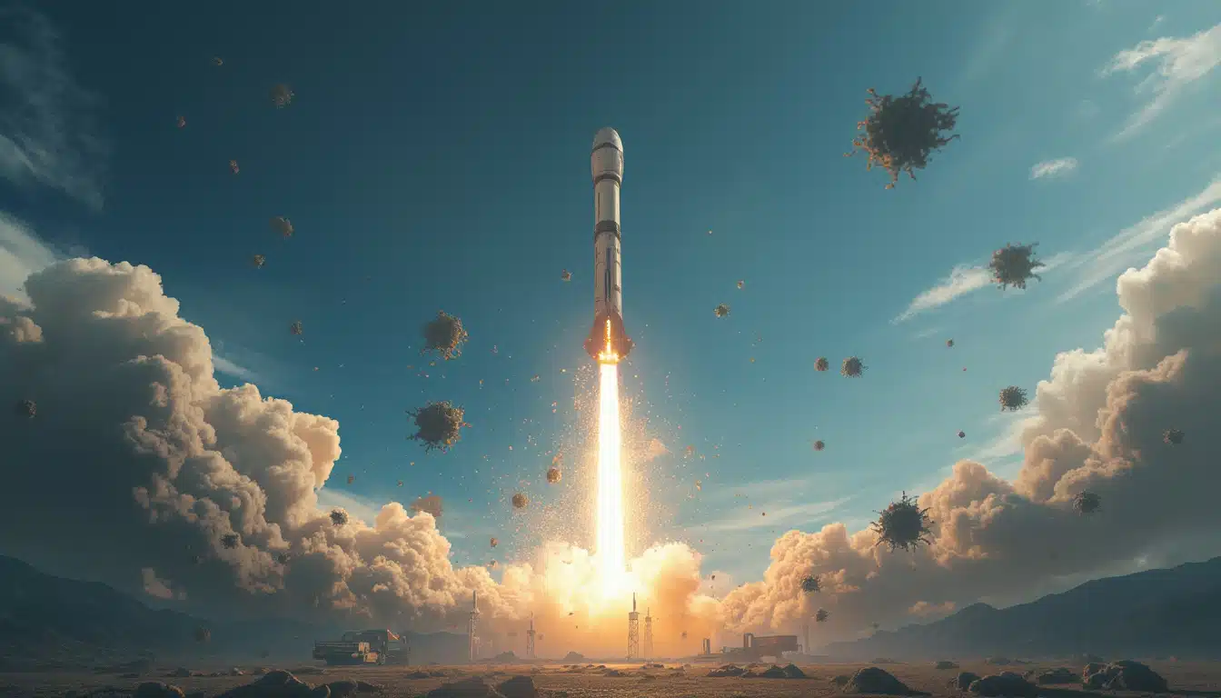 a dramatic incident unfolds as spacex rocket debris plummets from the sky, landing unexpectedly in the front yard of a polish man. discover the intriguing details of this unexpected event and its implications for space exploration.