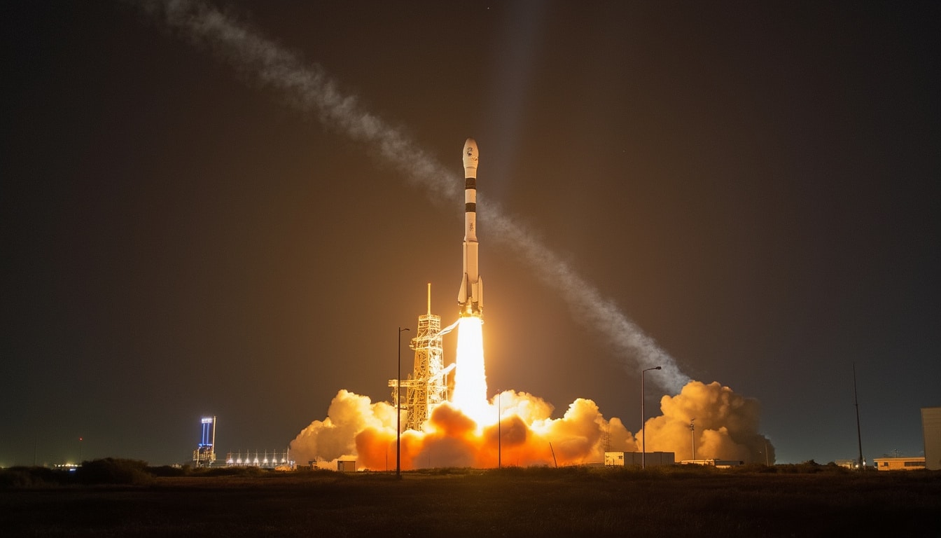 spacex has successfully launched the starlink 12-20 mission from cape canaveral space force station in florida. this latest deployment enhances global internet coverage, showcasing spacex's commitment to expanding its satellite constellation and improving connectivity around the world.