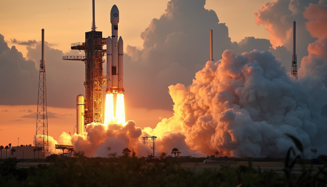 celebrate spacex's bandwagon-3 mission as it marks a historic milestone with its 300th orbital launch from cape canaveral's pad 40. join us in witnessing this incredible achievement in space exploration and innovation.