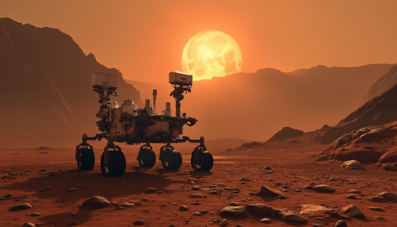 nasa has revealed a groundbreaking image of a mars rover captured from space, showcasing unprecedented details of its mission. discover the stunning visuals and insights into the red planet's exploration.