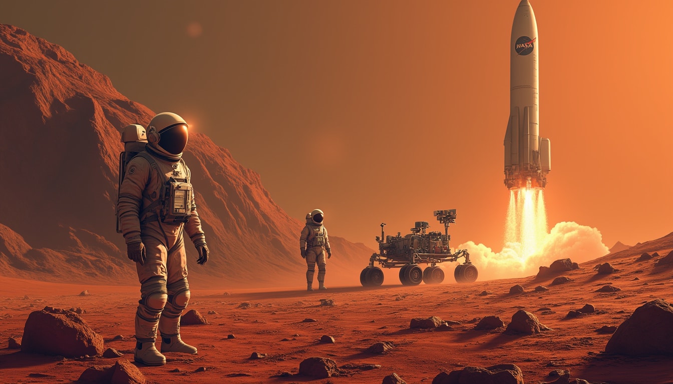 in a bold move, trump aims to cut nasa's budget by $6 billion while reallocating $1 billion towards ambitious mars exploration initiatives, highlighting his commitment to advancing space technology and exploration.